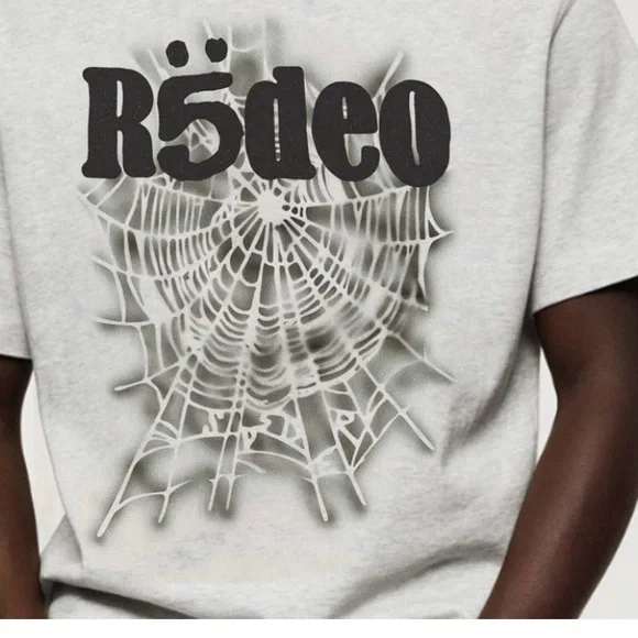 NEW MENS TRAVIS SCOTT CACTUS JACK X SP5DER R5DEO DAYS BEFORE RODEO III TEE SMALL - Picture 6 of 11